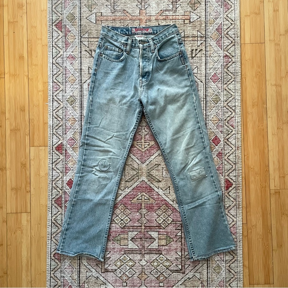 Vintage 90s Silver Jeans Made in Canada 24 x 26